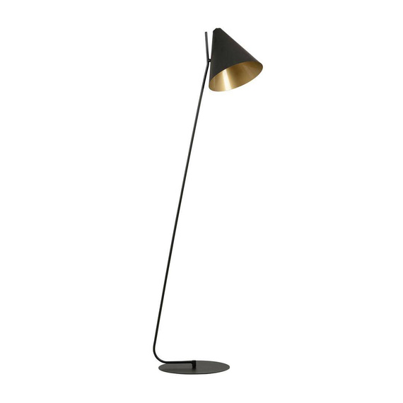Podłodowa lampa EON 1BL GOLD czarny-Złoty (1305/LP1) - Emibig