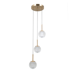 Lampa Wisząca Italux Padri Pnd-40827-3-Hbr-Cl