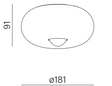 AQform Lampa sufitowa Kliva 47051-L930-W3-00-12