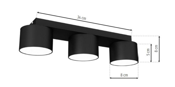 Milagro Dixie MLP7540 Lampa sufitowa