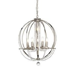 Lampa Wisząca Elstead Lighting Cassie CASSIE7 Nikiel