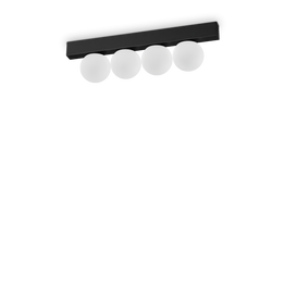 Lampa Sufitowa Ideal Lux Ping Pong Pl4 Nero 313283
