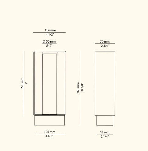 Lampa zewnętrzna stojąca Estiluz Frame P-4055X czarny antracyt