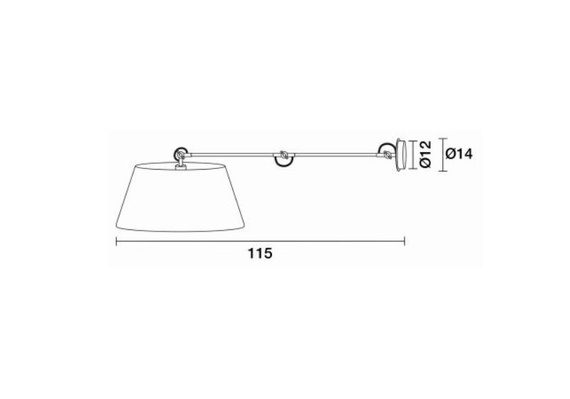 Easy 595A-G05X1A-35 Novolux Exo Kinkiet, Lampa sufitowa