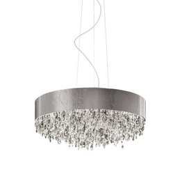 Lampa Wisząca MASIERO Ola S6 60cm srebrna