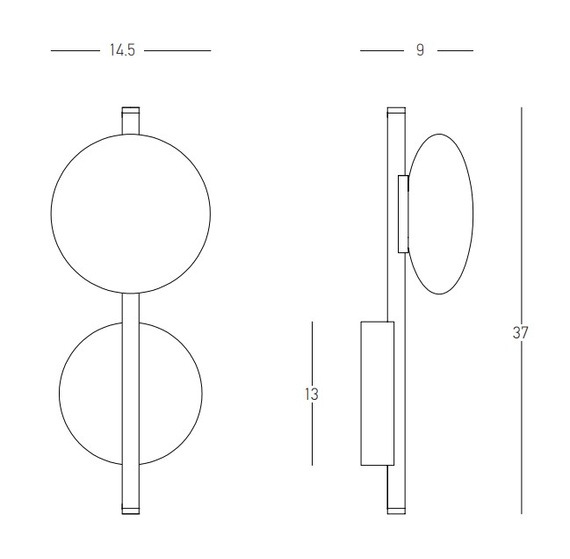 Lampa Ścienna Zambelis 22061