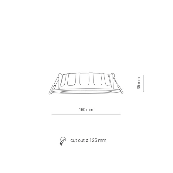 Wpust Nowodvorski Cl Kos Led 10W 8780
