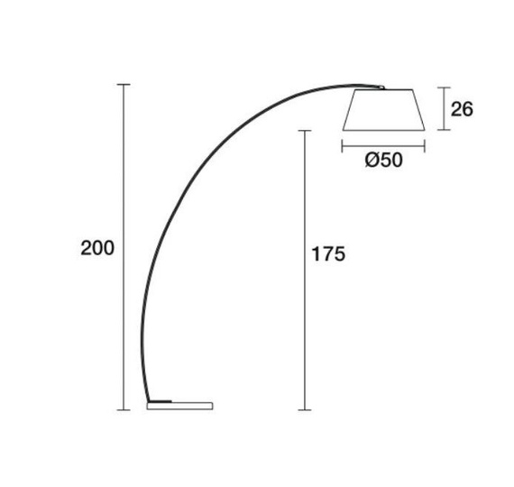Novolux Exo Lampa podłogowa Zanzibar Ø 50cm 622A-G05X1A-02