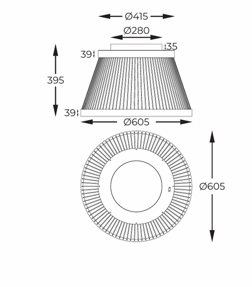 Plafoniera Balu Zuma Line MX3328-2-3BT