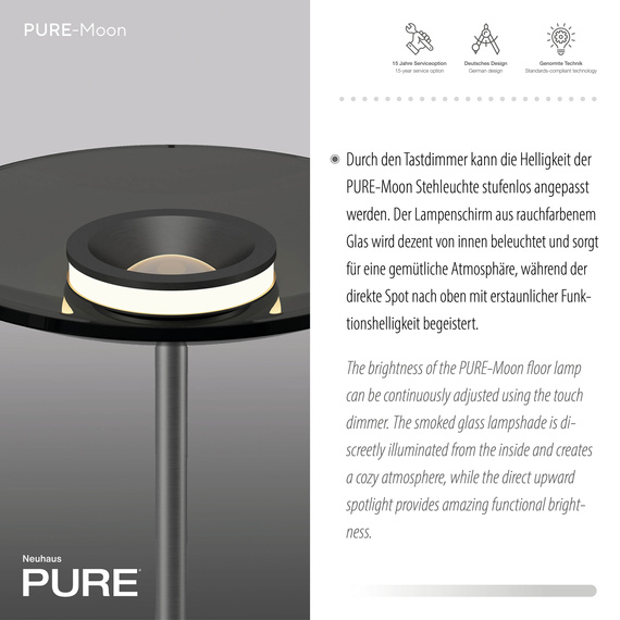 Paul Neuhaus Pure Moon 003902-035603 Lampa Stojąca