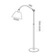 Lampa podłogowa Pujol P-1005 Nm Americana