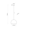 Lampa Wisząca TK Lighting Zoe 10175