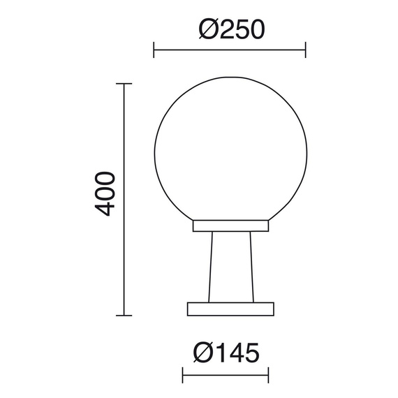 Vic S 344A-G05X1A-02 Lampa stojąca zewnętrzna Novolux