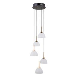 Italux Lampa wisząca PND-34374-5-BK Montiela