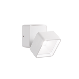Kinkiet Zewnętrzny Ideal Lux Omega Ap Square Bianco 4000k 285528