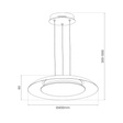 Lampa Wisząca Milagro Piattino ML1814