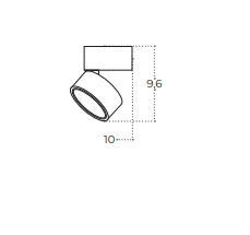 Spot Azzardo Mona AZ6038 Biały 15W CCT SWITCH