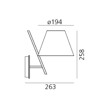 Lampa ścienna Artemide La Petite 1752030A