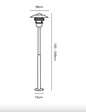 Lampa Ogrodowa Stojąca Nordlux Vejers 25118031