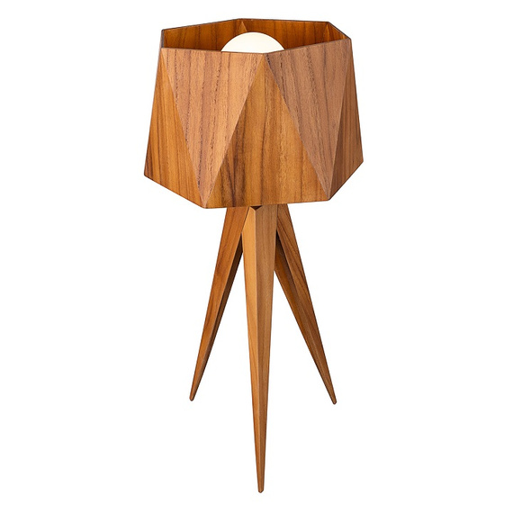 Lampka Stołowa Accord Lighting Angular QN-ANGULAR-TL-TEAK