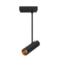 Lens Square Czarno-złoty Spot AZ3515 Azzardo GU10 LED