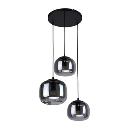 Lampa Wisząca Italux Calto Pnd-67705-3-Bk-Sg