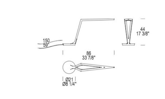 Lampka Nocna Leucos FLECHA T LED