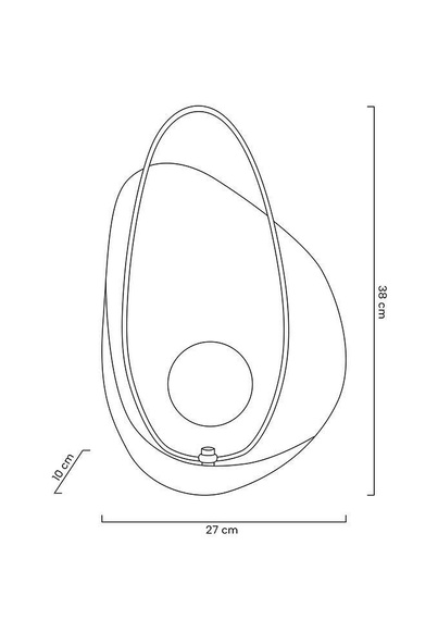 Lampa Ścienna Moosee Rock MSE1501100145