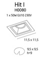 Hit I oprawa podtynkowa H0080 Max Light