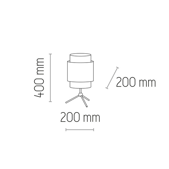 Lampa Stołowa TK Lighting Boho 5577