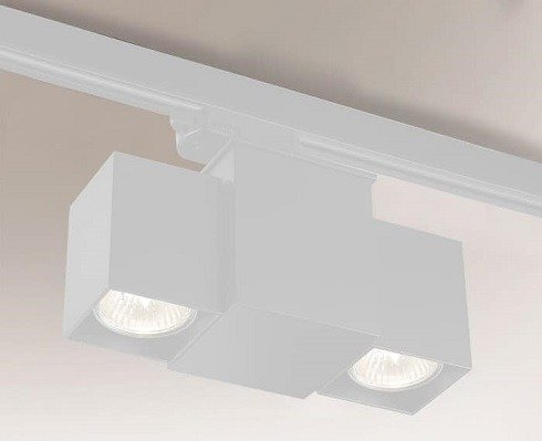 Reflektor do szynoprzewodu Shilo Bizen 7710 Biały