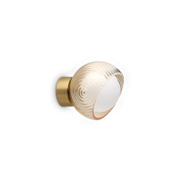 Oprawa Ścienna Ideal Lux Bloom Ap1 D12 Ottone 366531