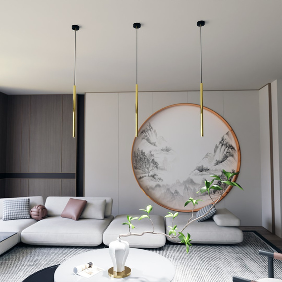 Lampa Wisząca Emibig Selter 1 Gold (1332/1)