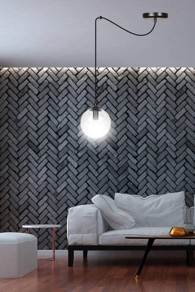 Zwis GIGI 1 BL TRANSPARENT czarny (936/1) - Emibig