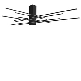 Nowoczesny plafon Ramko Piet 66268 Czarny