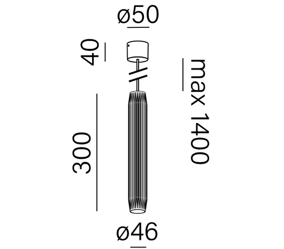 Lampa wisząca 59914-M930-WT-00-82 AQForm Triba