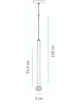 Lampa Wisząca Berella Light Aramo 1 Chrom BL1522