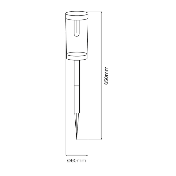 Lampa Stojąca Zewnętrzna Milagro EKO1454