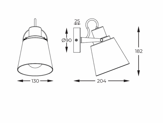 Lampa ścienna Zuma Line S230827401 IP44
