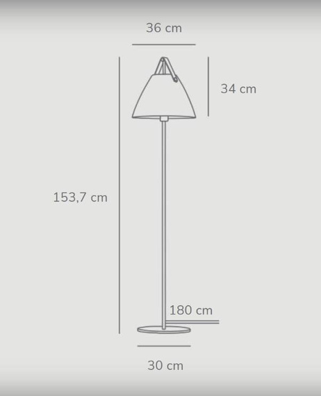 Lampa Stojąca 46234003 Nordlux Strap
