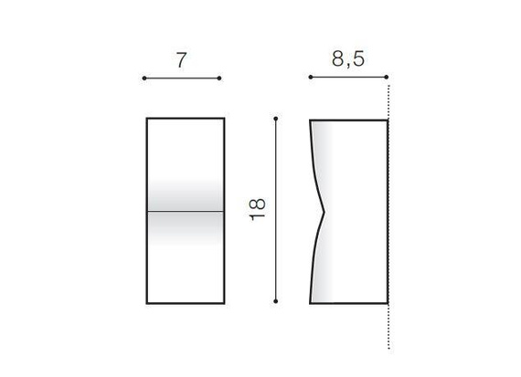 Azzardo Rezia AZ4346 Kinkiet Na Zewnątrz Ciemnoszary