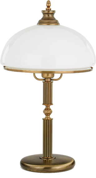 Lampa stolikowa Kutek Sorrento SOR-LGR-1(P) WHITE GLASS