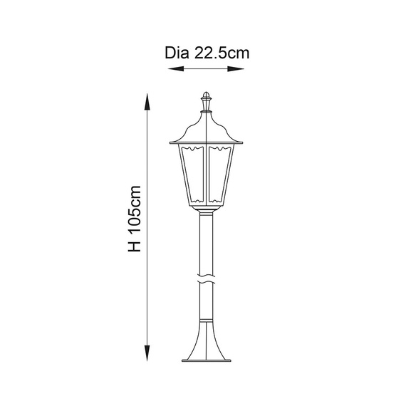 Endon Lampa stojąca Burford 76550