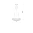 Żyrandol Nowodvorski Luxora Led 11705