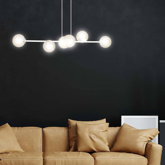 Zwis ROSSI 6 WH MIODOWY biały (879/6) - Emibig