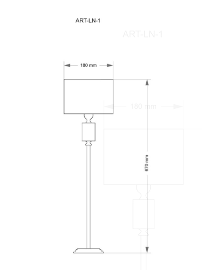 Kutek Mood Artu ART-LN-1(N) Lampka Nocna