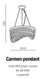 Lampa Wisząca AZzardo CARMEN AZ1284