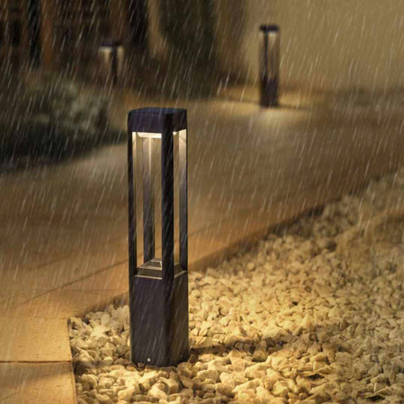 Italux Lampa stojąca na zewnętrz OFL-22982-L-BK Nutri 