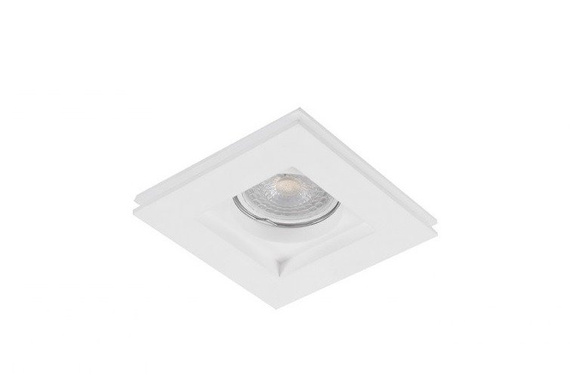 Oprawa do zabudowy w kolorze białym Hera Gips Square "S" AZ3466 Azzardo