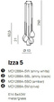 Lampa wisząca AZzardo IZZA 5 Smoky AZ2939